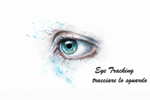 Occhio stilizzato e scritta “Eye Tracking”