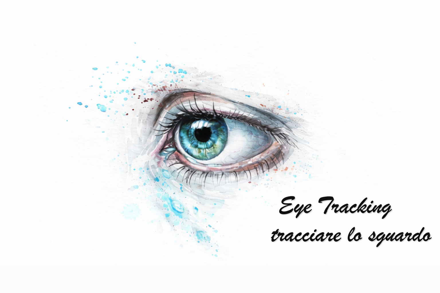 Occhio stilizzato e scritta “Eye Tracking”