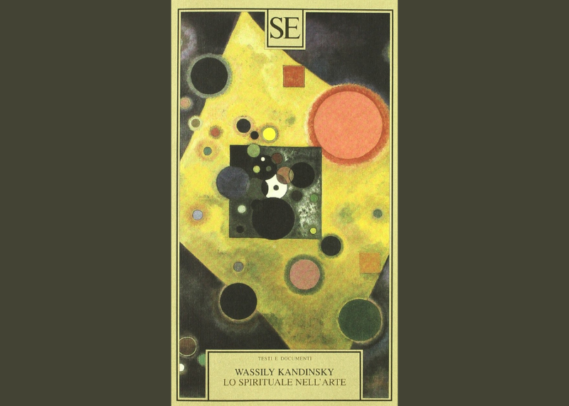 Copertina del libro “Lo spirituale nell’arte” di Wassily Kandinsky.