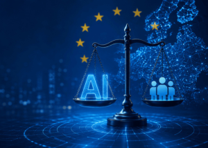Immagine rappresentativa del bilanciamento tra intelligenza artificiale e diritti delle persone