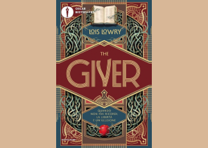 Copertina del romanzo "The Giver" di Lois Lowry.