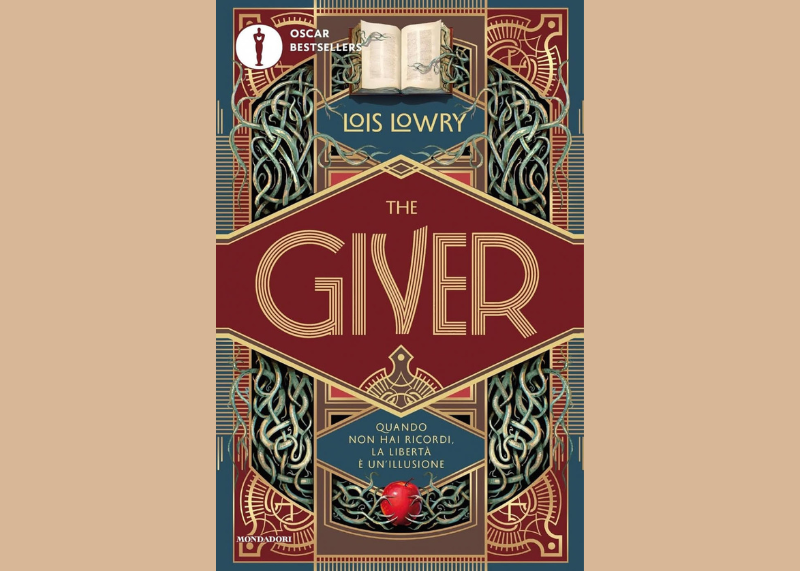 Copertina del romanzo "The Giver" di Lois Lowry.